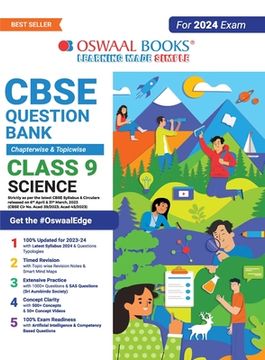 portada Oswaal CBSE Class 9 Science Question Bank (2024 Exam) (en Inglés)