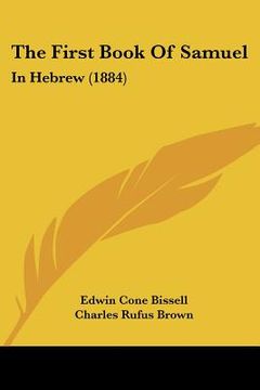 portada the first book of samuel: in hebrew (1884) (en Inglés)