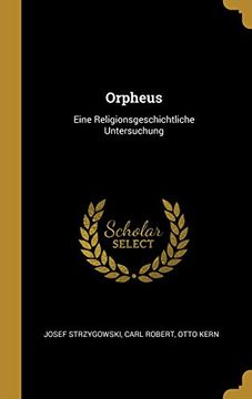 portada Orpheus: Eine Religionsgeschichtliche Untersuchung 