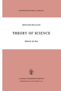 portada Theory of Science: A Selection, with an Introduction