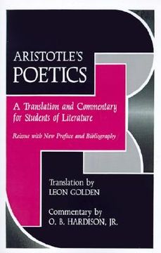 portada aristotle's poetics: a translation and commentary for students of literature (in English)