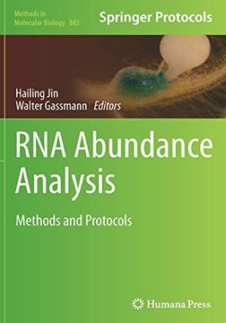 portada Rna Abundance Analysis: Methods and Protocols (Methods in Molecular Biology, 883)