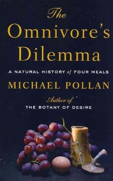 portada Omnivores Dilemma -Lp: A Natural History of Four Meals (en Inglés)