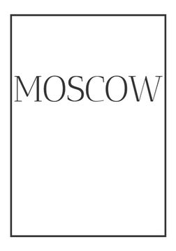 portada Moscow: A decorative book for coffee tables, bookshelves, bedrooms and interior design styling: Stack International city books