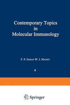 portada Contemporary Topics in Molecular Immunology: Volume 4 (en Inglés)
