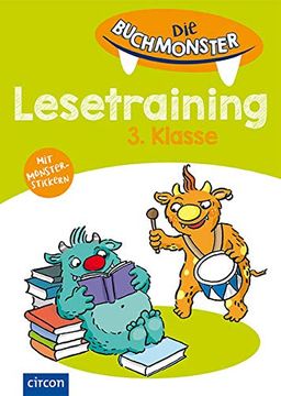 portada Lesetraining 3. Klasse (Die Buchmonster) (in German)