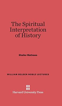 portada The Spiritual Interpretation of History 