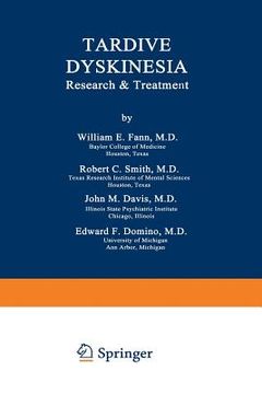 portada Tardive Dyskinesia: Research & Treatment (en Inglés)
