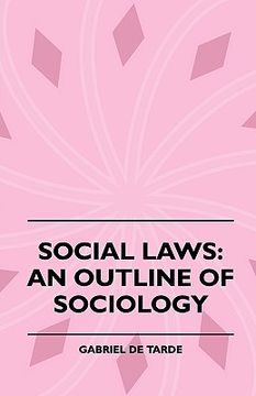portada social laws: an outline of sociology (in English)