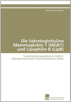 portada Die Sekretoglobuline Mammaglobin 1 (Mgb1) Und Lipophilin B (Lipb)