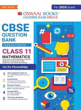 portada Oswaal CBSE Class 11 Mathematics Question Bank (2024 Exam)