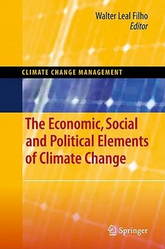 portada the economic, social and political elements of climate change (en Inglés)