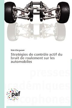 portada Strategies de Controle Actif Du Bruit de Roulement Sur Les Automobiles