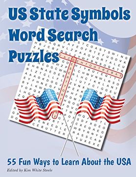 portada Us State Symbols Word Search Puzzles (en Inglés)