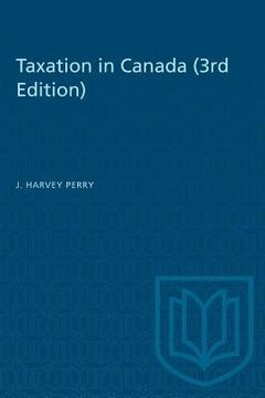 portada Taxation in Canada (3rd edition) (en Inglés)