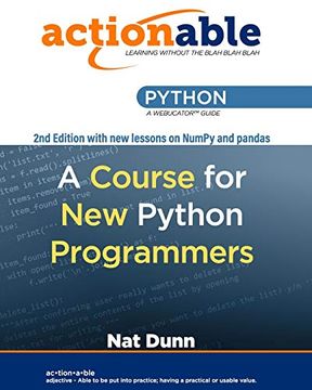 portada Actionable Python: A Course for new Python Programmers (en Inglés)