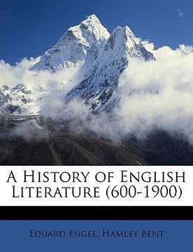 portada a history of english literature (600-1900)