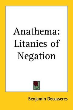 portada anathema: litanies of negation (in English)