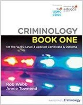 portada Criminology Book one for the Wjec Level 3 Applied Certificate & Diploma (en Inglés)