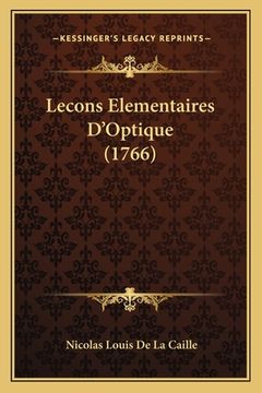 portada Lecons Elementaires D'Optique (1766) (en Francés)