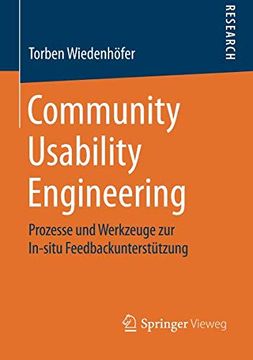 portada Community Usability Engineering: Prozesse und Werkzeuge zur In-Situ Feedbackunterstützung (en Alemán)