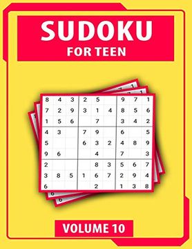 portada Sudoku for Teen Volume 10: Easy to Hard Sudoku Challenging and fun Puzzle 