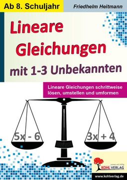 portada Lineare Gleichungen mit 1-3 Unbekannten (en Alemán)