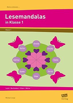 portada Meine Schönsten Lesemandalas in Klasse 1: Laute - Buchstaben - Silben - Wörter (in German)