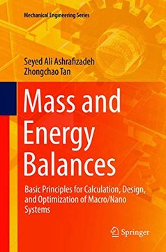 portada Mass and Energy Balances: Basic Principles for Calculation, Design, and Optimization of Macro/Nano Systems (en Inglés)