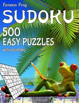 portada Famous Frog Sudoku 500 Easy Puzzles With Solutions: A Beach Bum Series 2 Book: Volume 5 (Beach Bum Sudoku Series 2)