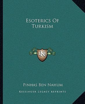 portada esoterics of turkism