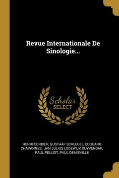 portada Revue Internationale De Sinologie... (in French)