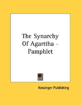 portada the synarchy of agarttha - pamphlet