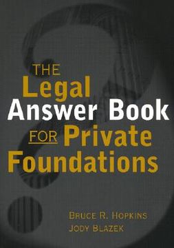 portada the legal answer book for private foundations (in English)