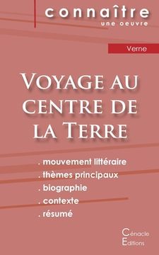 portada Fiche de lecture Voyage au centre de la Terre de Jules Verne (Analyse littéraire de référence et résumé complet) (en Francés)