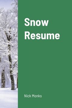 portada Snow Resume (en Inglés)