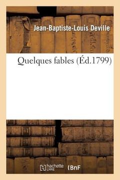 portada Quelques Fables (in French)