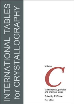 portada international tables for crystallography, mathematical, physical and chemical tables