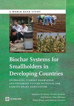 portada Biochar Systems for Smallholders in Developing Countries: Leveraging Current Knowledge and Exploring Future Potential for Climate-Smart Agriculture de Sebastian Scholz(World Bank Pubn) (en Inglés)