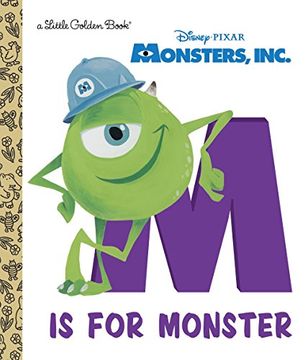 portada Monsters, Inc. M is for Monster (Little Golden Books) (en Inglés)