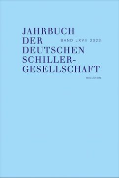 portada Jahrbuch der Deutschen Schillergesellschaft 67/2023 (en Alemán)