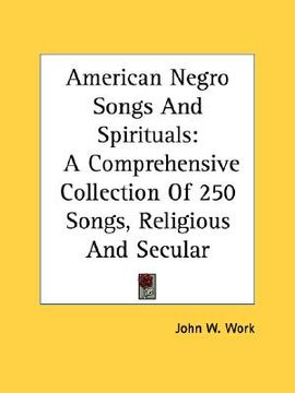 portada american negro songs and spirituals