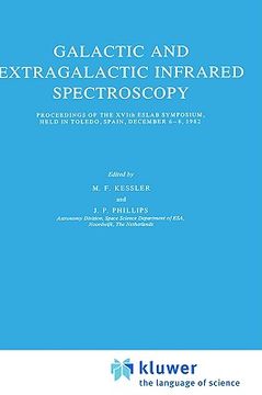 portada galactic and extragalactic infrared spectroscopy: proceedings of the xvith eslab symposium, held in toledo, spain, december 6 8, 1982 (in English)