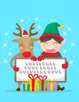 portada Christmas Poop Emoji Coloring Book: 100+ Awesome Festive Pages of Christmas Holiday Emoji Stuff Coloring & Fun Activities for Kids, Girls, Boys, Teens (en Inglés)