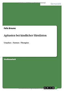 portada Aphasien bei kindlicher Hirnläsion (German Edition)