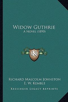 portada widow guthrie: a novel (1890) a novel (1890)