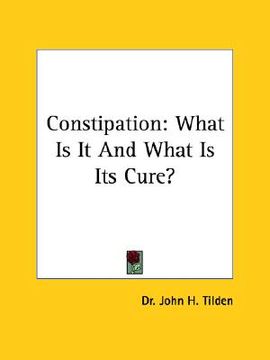 portada constipation: what is it and what is its cure? (en Inglés)