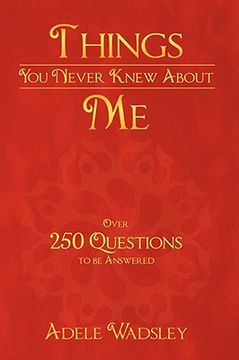 portada things you never knew about me (en Inglés)