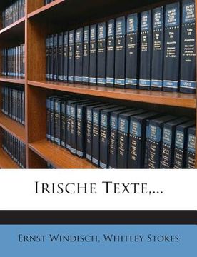 portada Irische Texte, ... (in English)