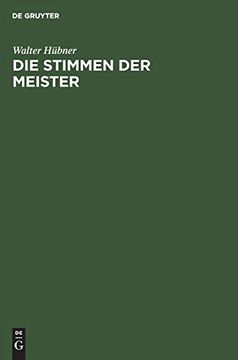 portada Die Stimmen der Meister: Eine Einführung in Meisterwerke des Englischen Dichtens und Denkens (en Alemán)